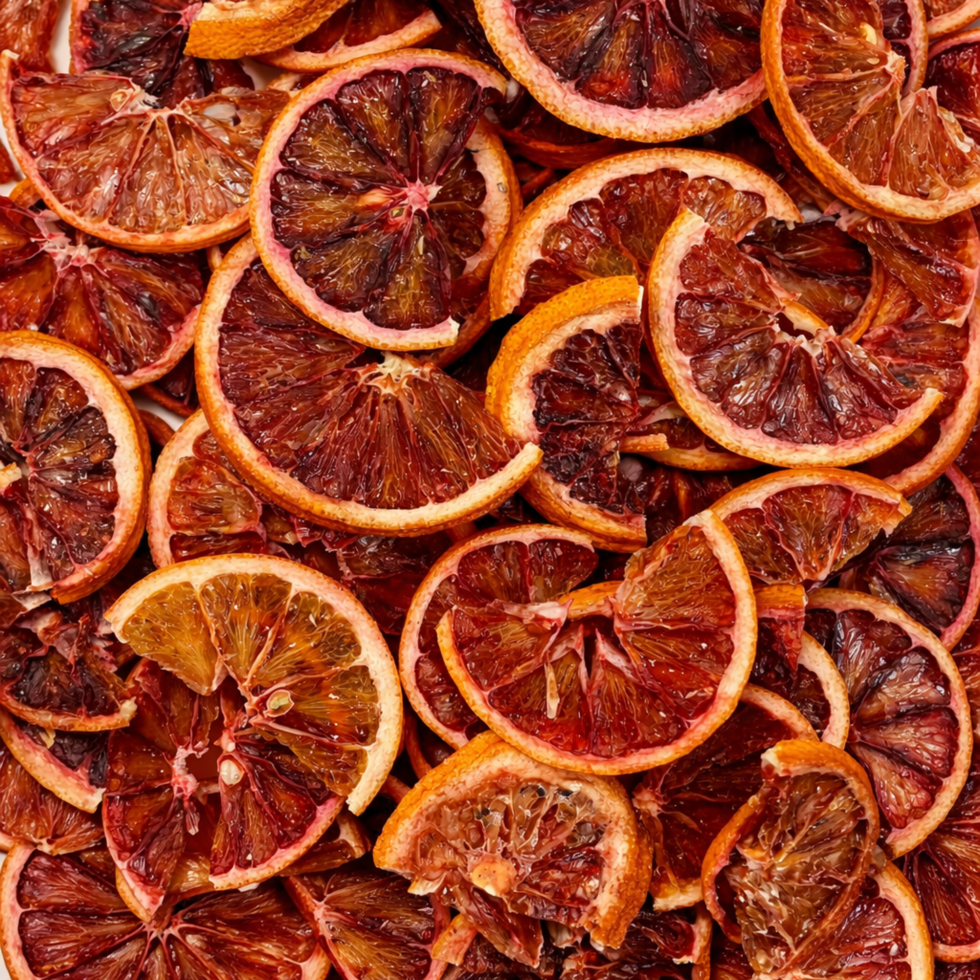 Dehydrated Dried Blood Orange Half Slices