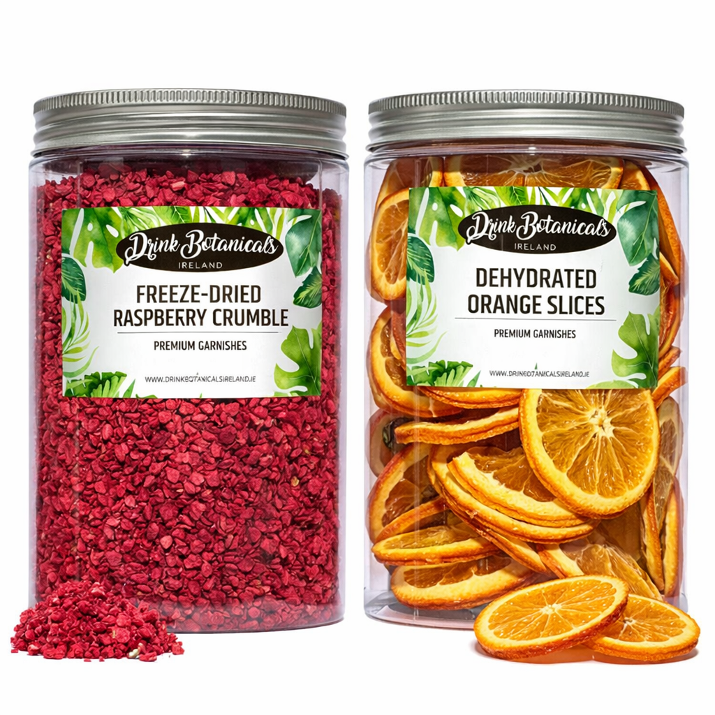 Freeze-Dried Raspberry Crumble (150G) & Dehydrated Orange Slices (150G) Combo Pack