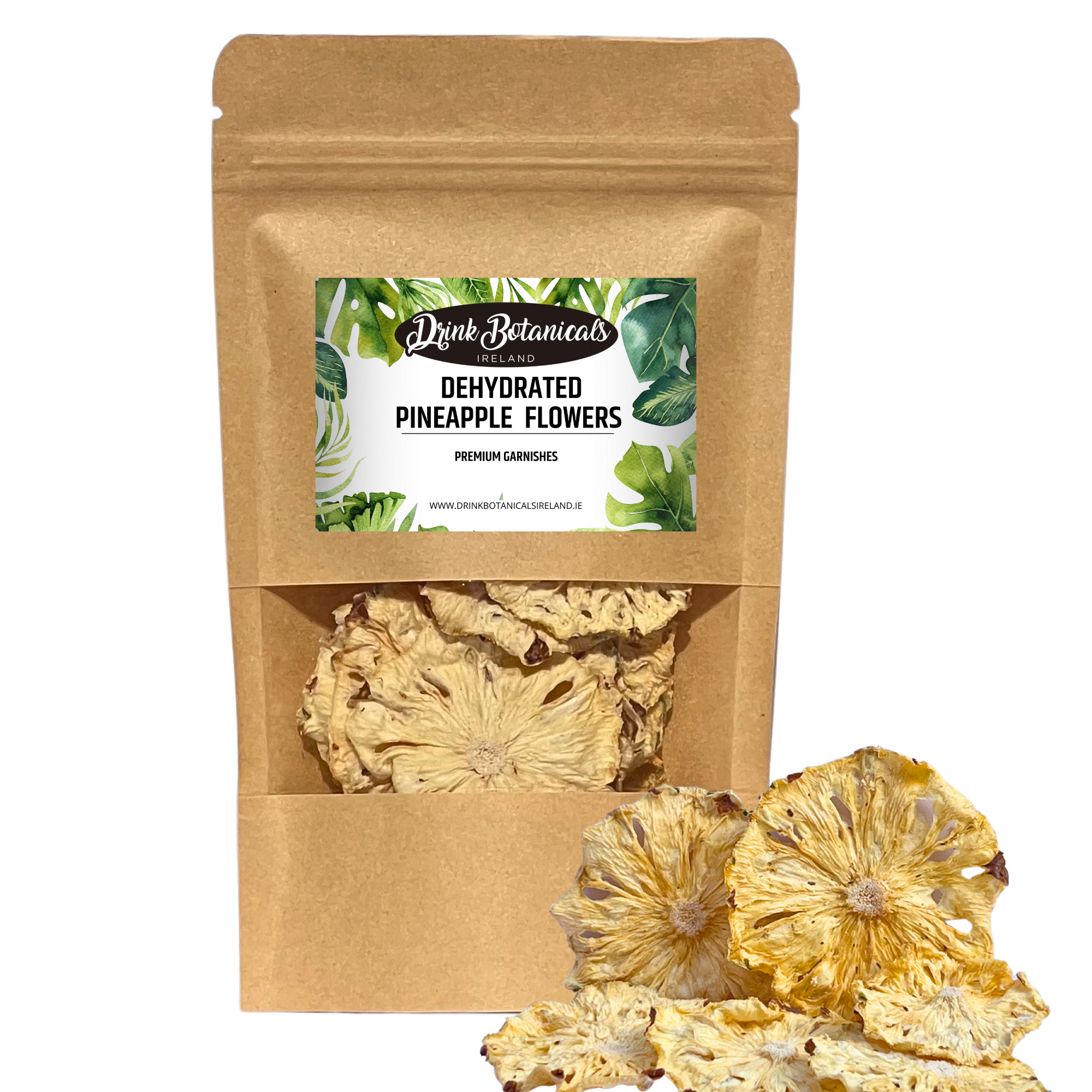 Dried Pineapple Flower Slices