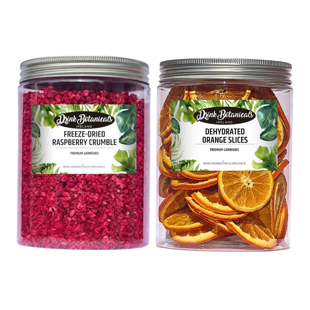 Freeze-Dried Raspberry Crumble (150G) & Dehydrated Orange Slices (150G) Combo Pack