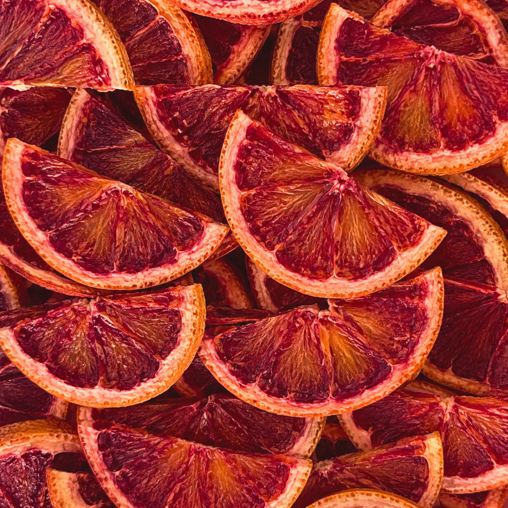 Dehydrated Dried Blood Orange Half Slices