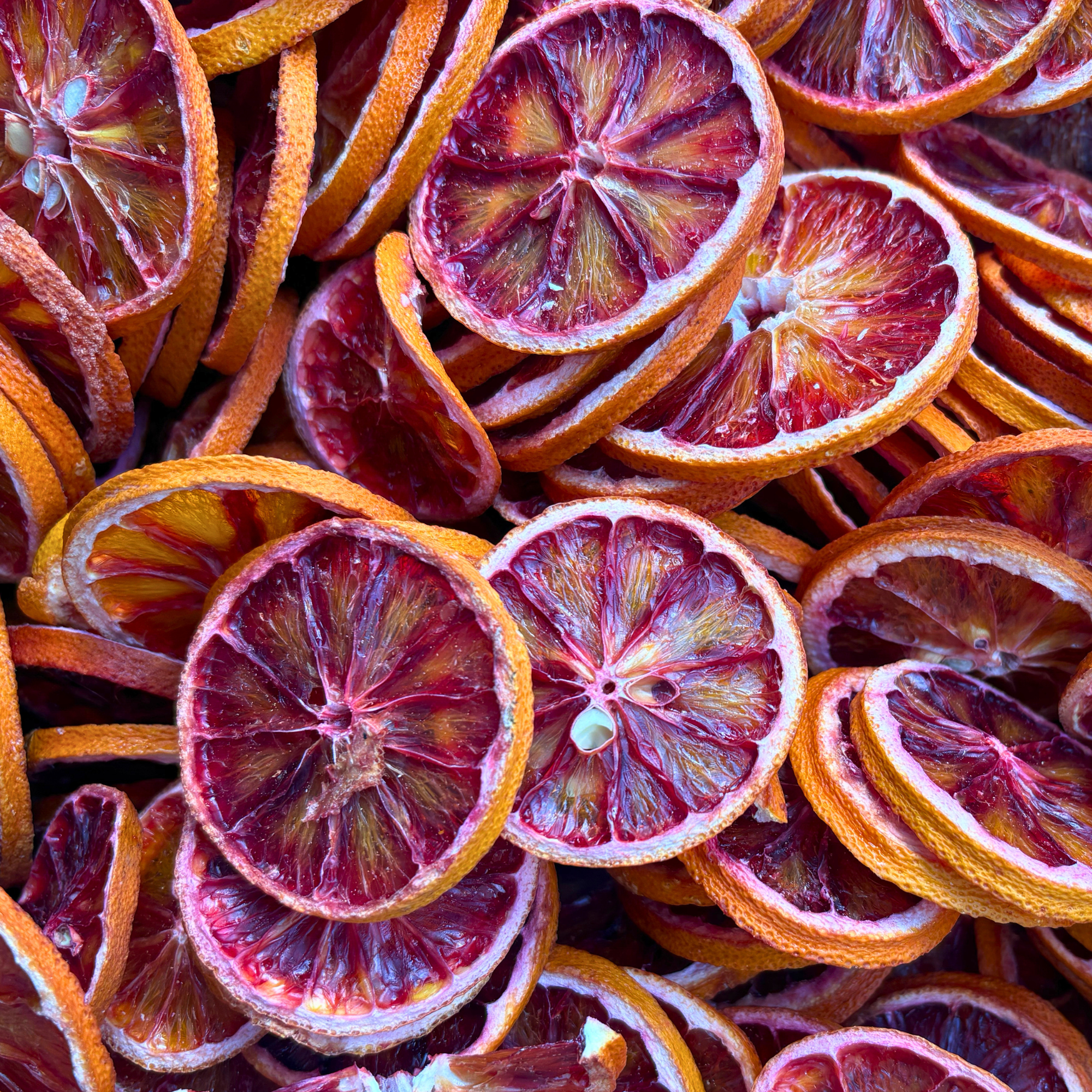 Dehydrated Dried Blood Orange Slices
