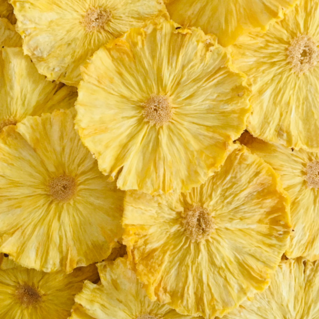Dried Pineapple Flower Slices
