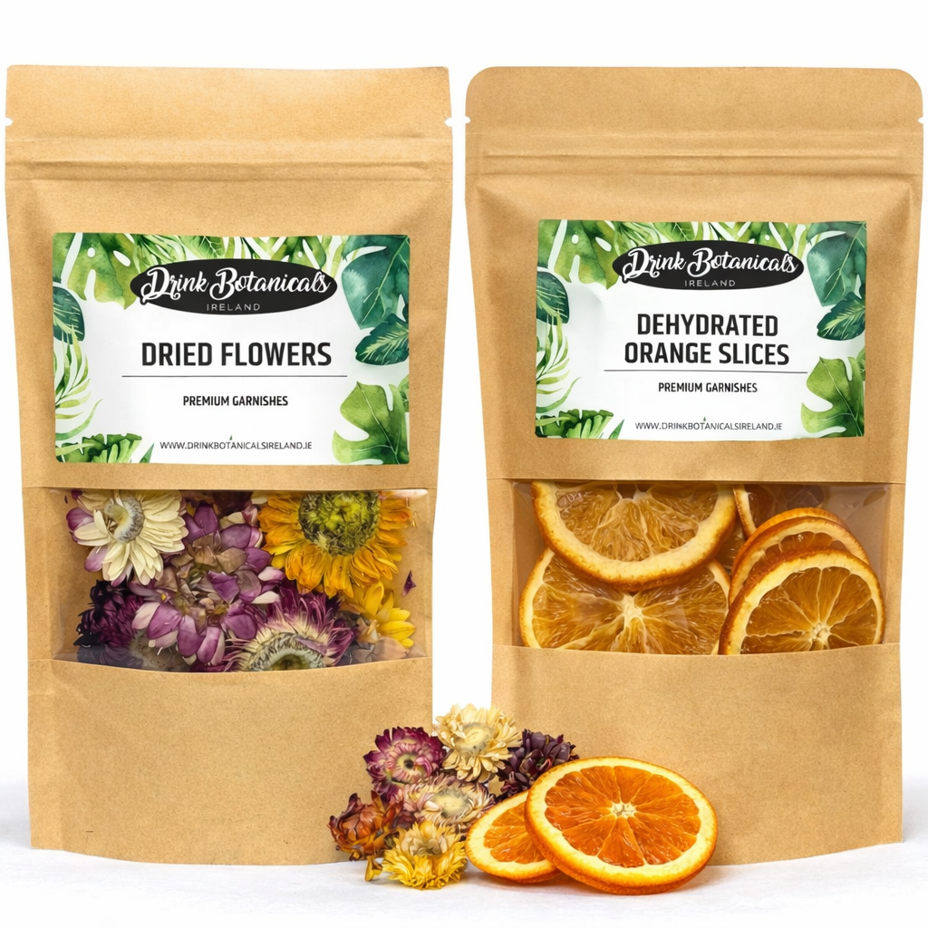 Dried Mixed Flowers (40G) & Dehydrated Orange Slices (100G) Combo Pack