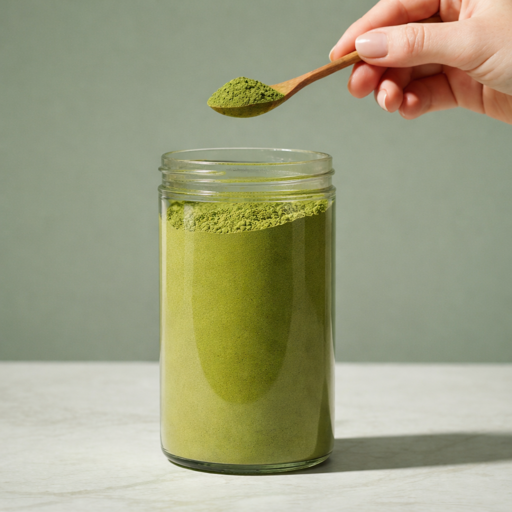 Ceremonial Grade Blueberry Matcha Powder
