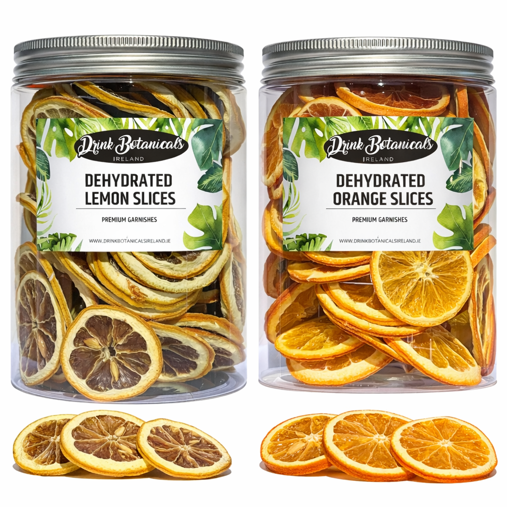 Dried Orange Slices (150G) & Dried Lemon Slices (110G) Combo Pack in Recyclable Jar