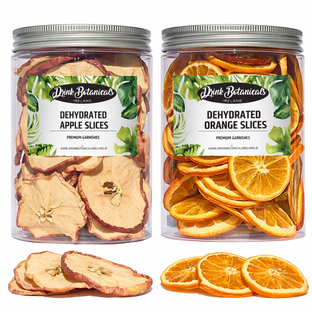 Dried Orange Slices (150G) & Dried Apple Slices (135G) Combo Pack in Recyclable Jar