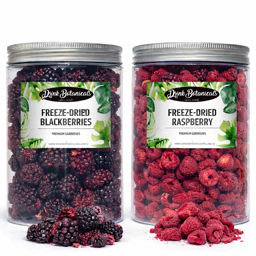 Freeze-Dried Blackberry Slices (90G) & Dried Raspberry (90G) Combo Pac ...