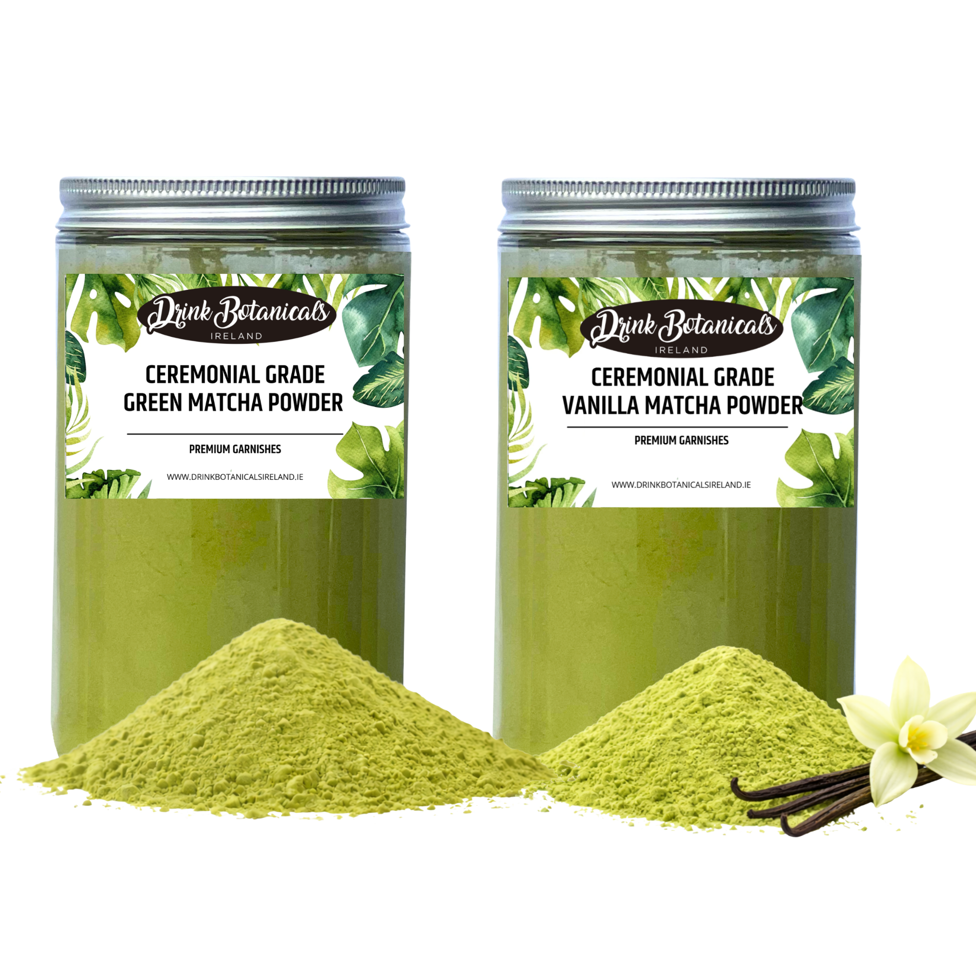 Ceremonial Vanilla Matcha (140G) & Premium Green Matcha Powder (140G) Combo Pack
