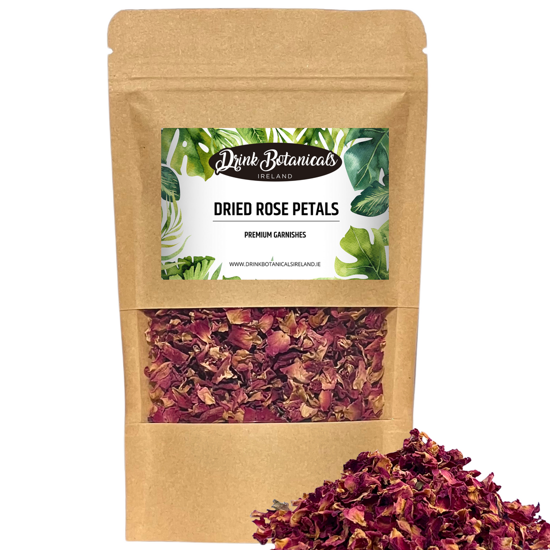 Dried Edible Rose Petals - Rose Confetti - Drink Botanicals Ireland ...