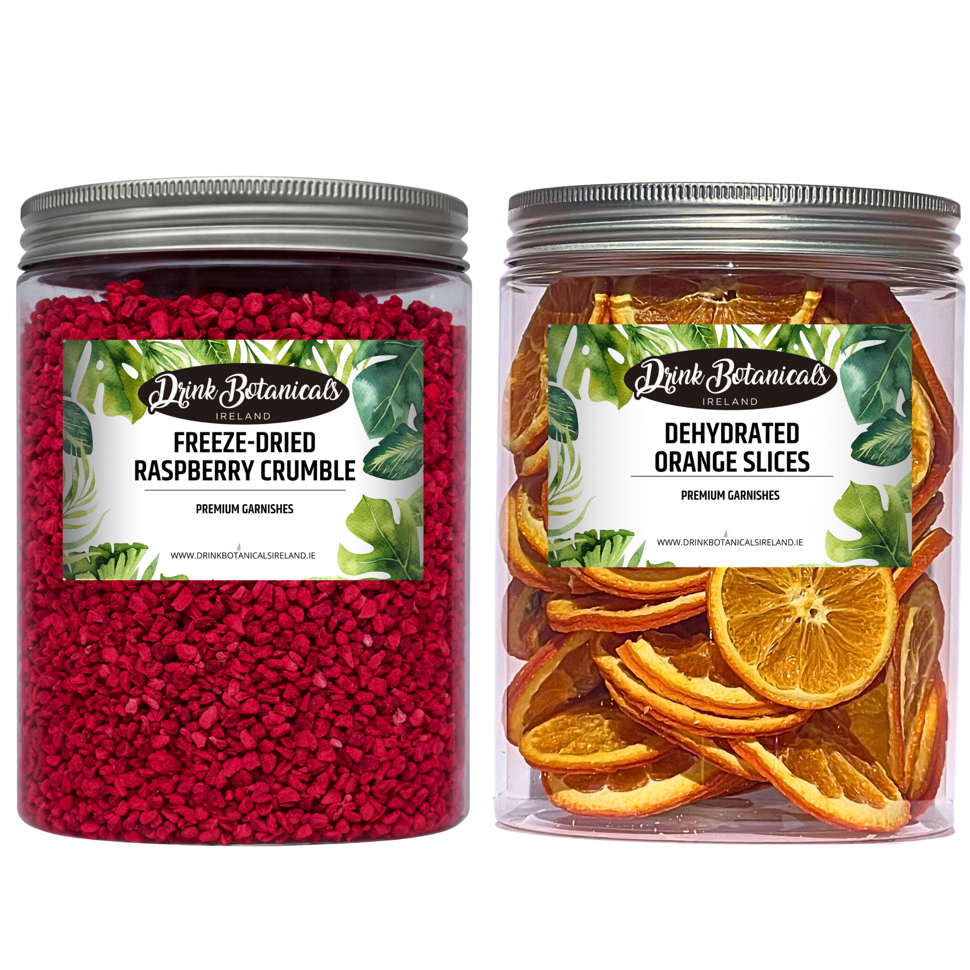 Freeze-Dried Raspberry Crumble (150G) & Dehydrated Orange Slices (150G) Combo Pack