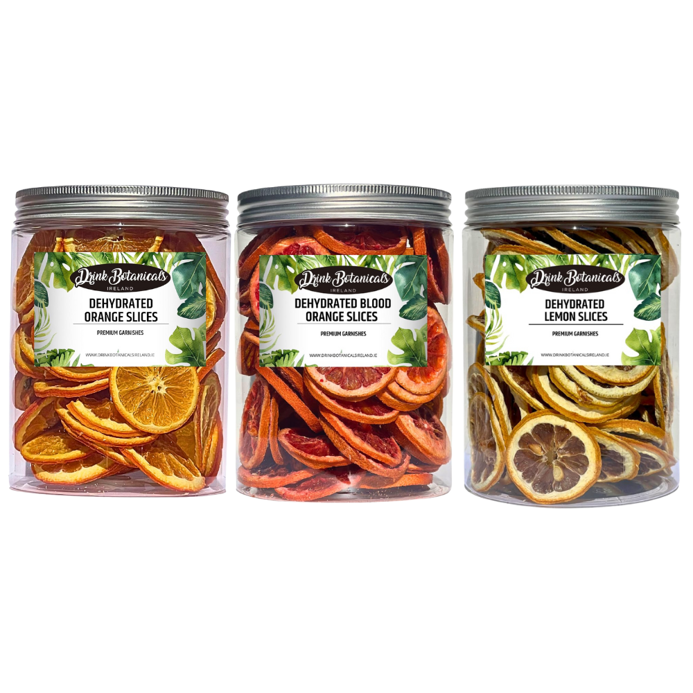 Dehydrated Dried Orange Slices (140g) & Dehydrated Dried Blood Orange Slices (150g) & Dehydrated Dried Lemon Slices (110g) Recyclable Jar Combo Pack