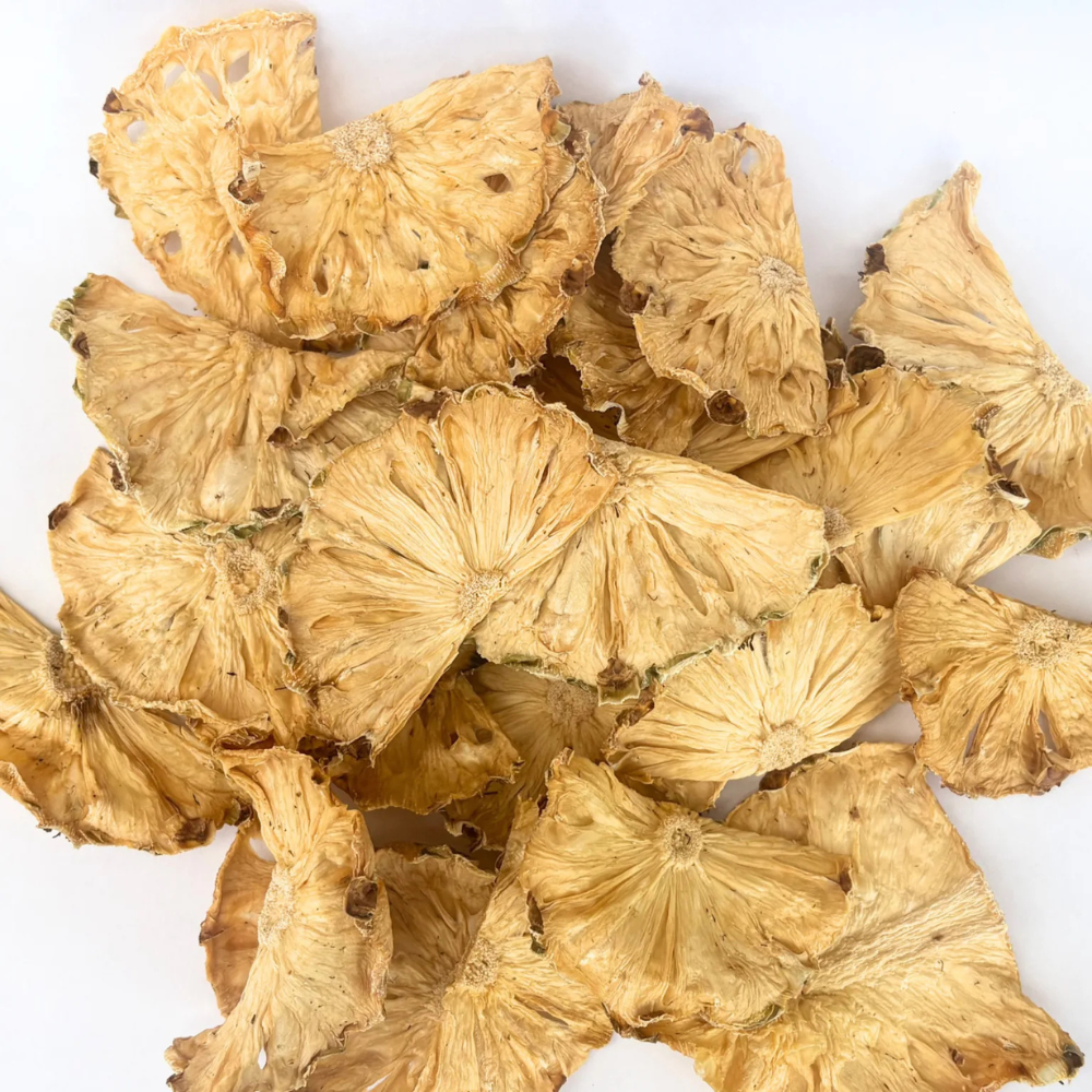 Dried Pineapple Flower Half Slices