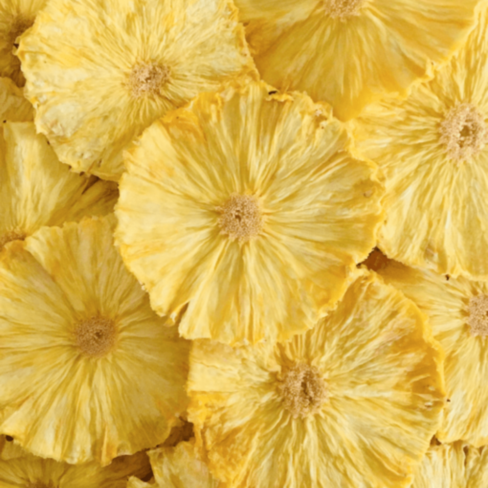 Dried Pineapple Flower Slices