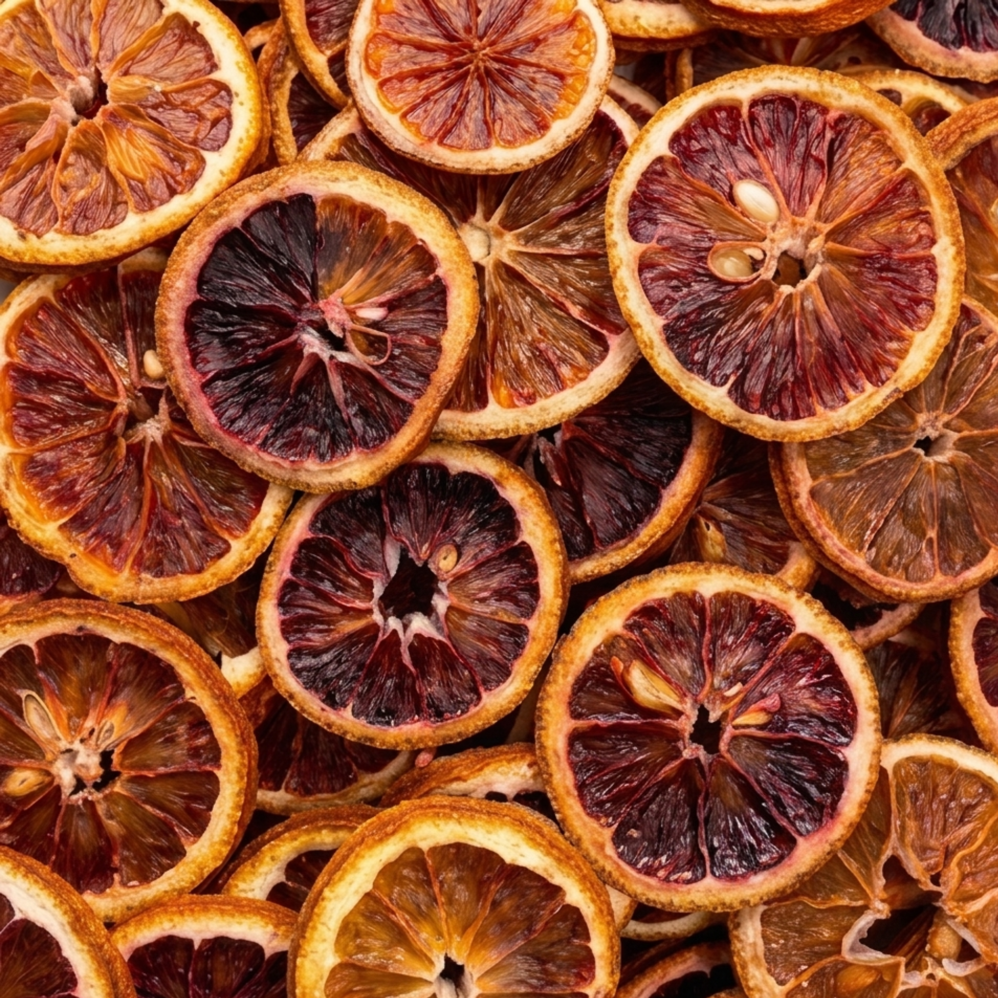 Dehydrated Dried Blood Orange Slices